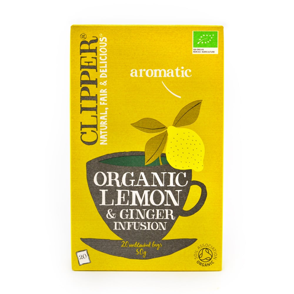 Clipper Organic Lemon &amp; Ginger Tea