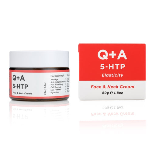 tub of Q+A 5-HTP Face & Neck Cream