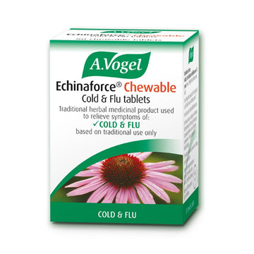 Box of A. Vogel Echinaforce Chewable Cold & Flu Tablets