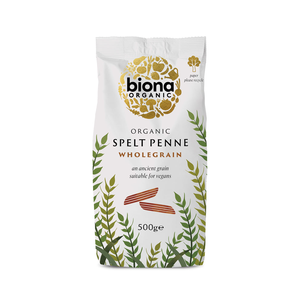 Biona Organic Wholegrain Spelt Penne Pasta