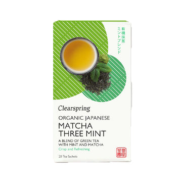 box of Clearspring Organic Matcha Three Mint Tea