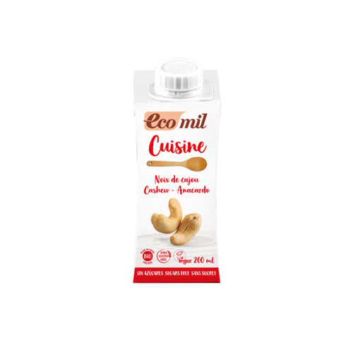 carton of Ecomil Sugar Free Cashew Cooking Cream