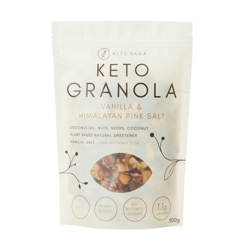 Keto Hana Granola Vanilla & Pink Himalayan Salt