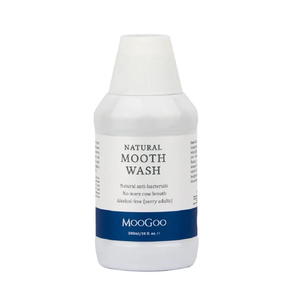 MooGoo Natural Moothwash bottle