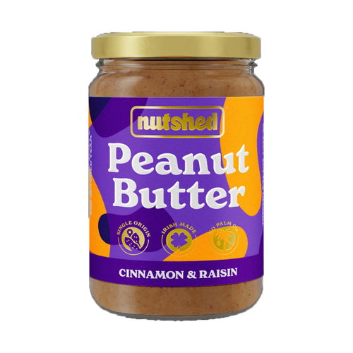 jar of Nutshed Cinnamon & Raisin Nut Butter