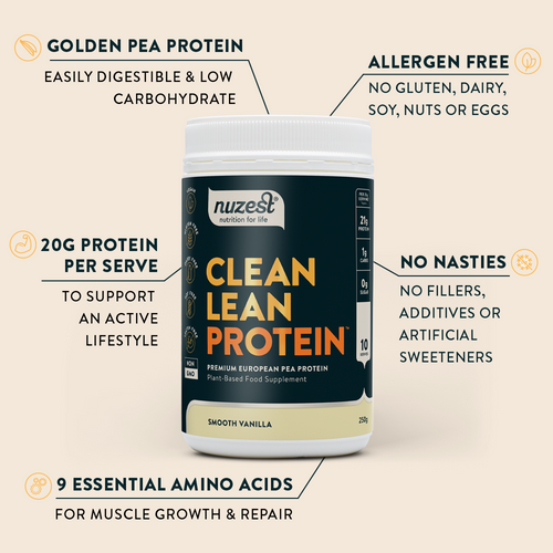 NuZest Wild Strawberry Clean Lean Protein - 1kg