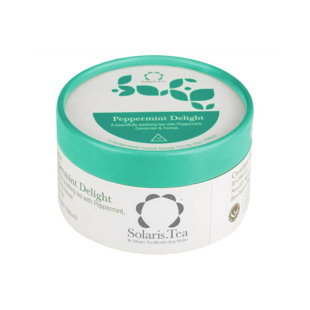 tub of Solaris Organic Peppermint Delight