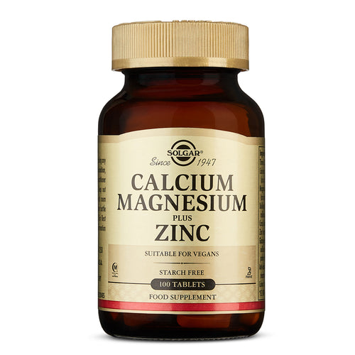 Solgar Calcium, Magnesium Plus Zinc Tablets