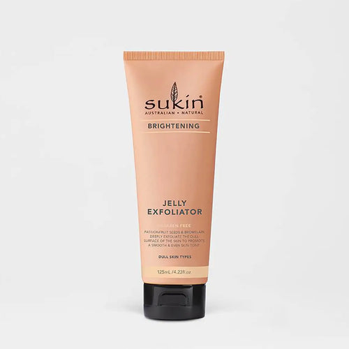 tube of Sukin Brightening Jelly Exfoliator