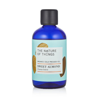 bottle of The Nature Of Things Organic Sweet Almond Oil