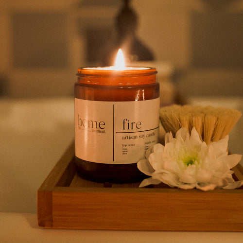 The Home Moment Fire Artisan Soy Candle