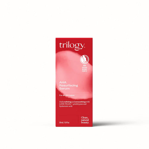 box of Trilogy Skincare AHA Resurfacing Serum