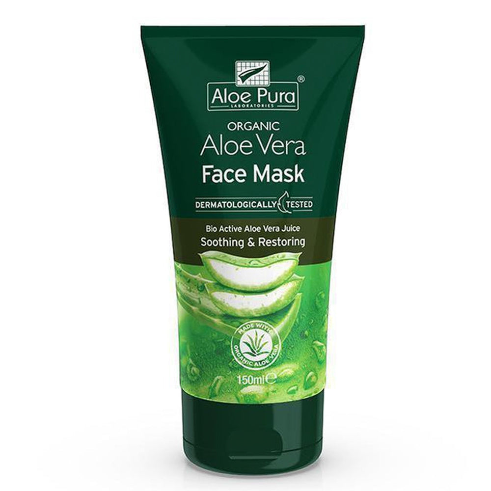 aloe vera plant face mask Aloe Pura Organic Aloe Vera Face Mask