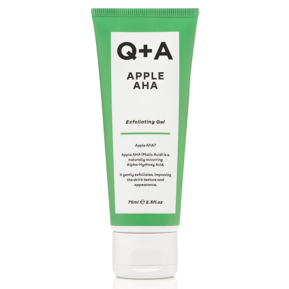 tube of Q+A Apple AHA Exfoliating Gel