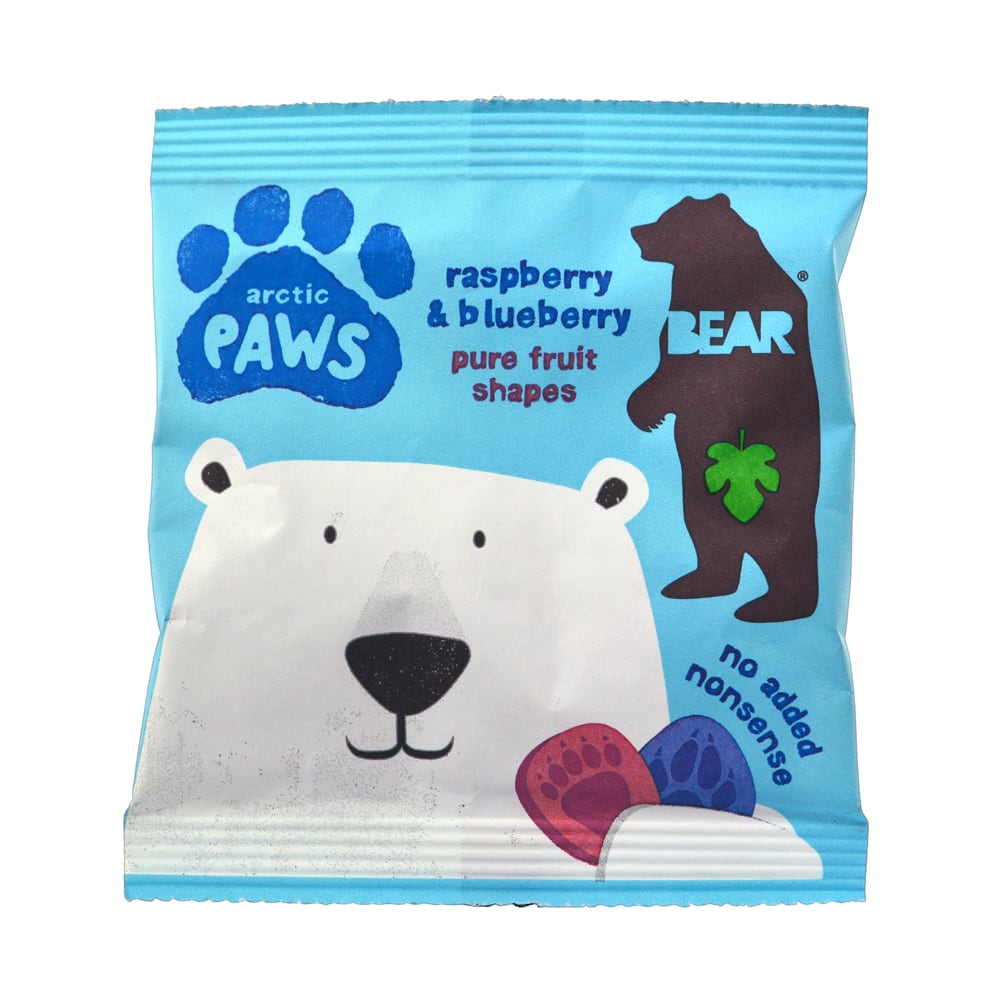 Bear Paws Fruit Shapes Apple & Blackcurrant 2+ years Multipack 5 x 20g