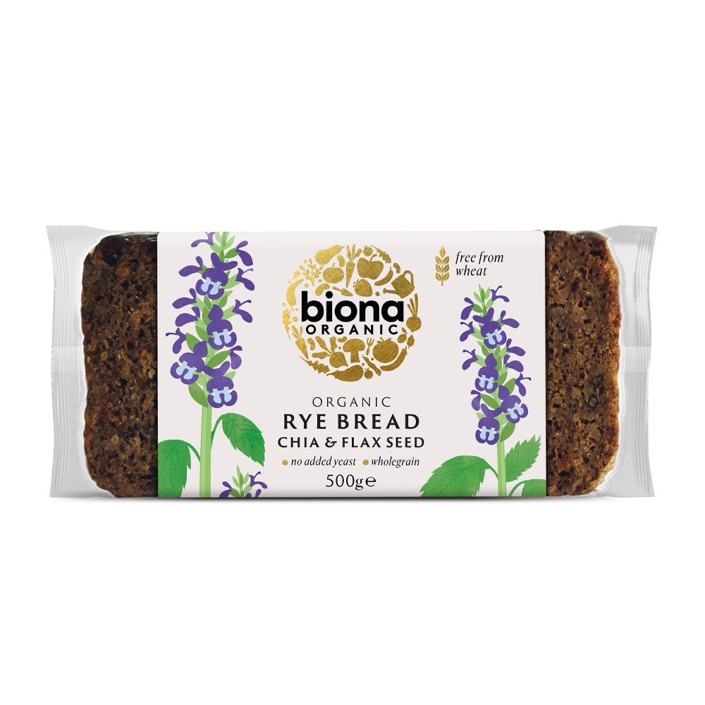 Biona Organic Rye Bread with Chia & Flax Seed