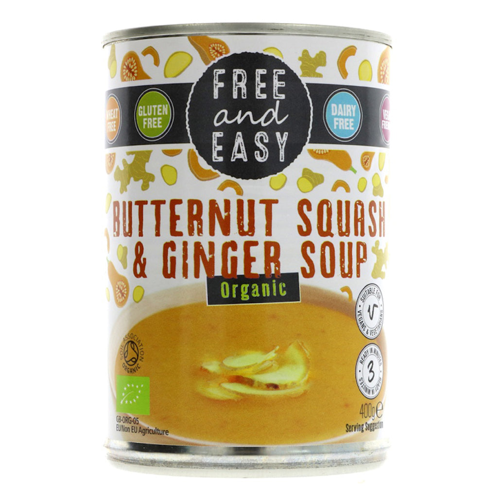 Free & Easy Butternut Squash & Ginger Soup - Evergreen Healthfoods
