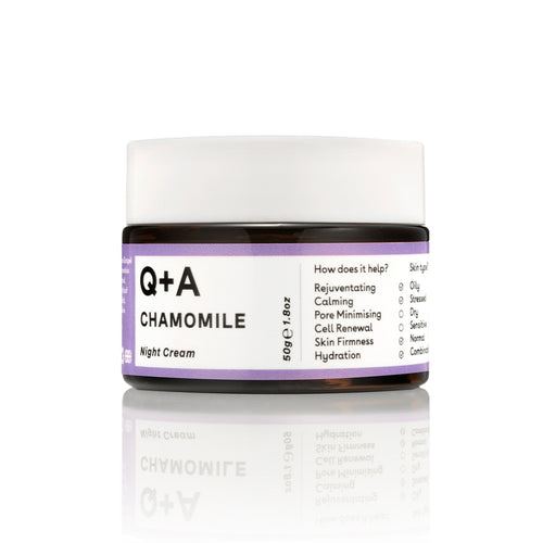 jar of Q+A Chamomile Night Cream