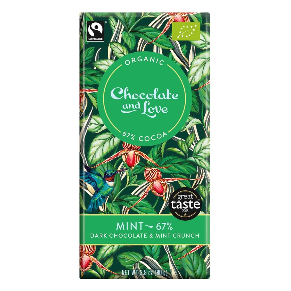 Chocolate & Love Dark Chocolate Mint
