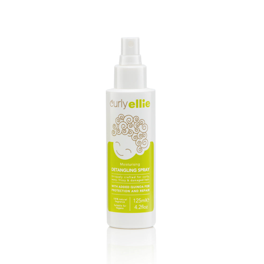 spray bottle of Curly Ellie Detangling Spray