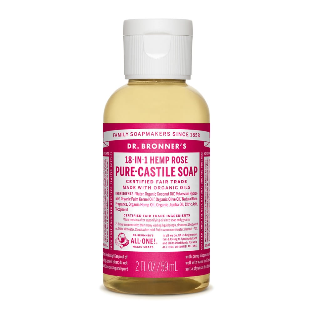 Dr. Bronner Rose Pure Castile Soap