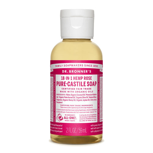 Dr. Bronner Rose Pure Castile Soap