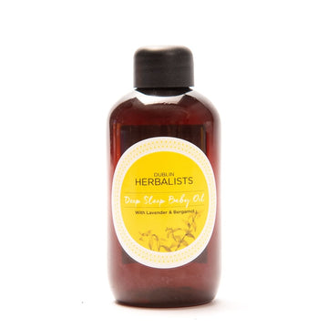 bottle of Dublin Herbalists Baby Oil