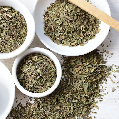 Evergreen Basil - Organic & Non-Organic in white bowls