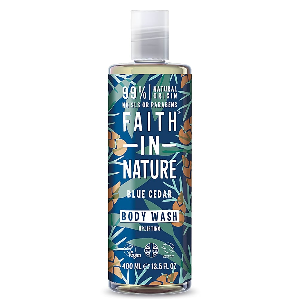 Faith In Nature Blue Cedar Shower Gel