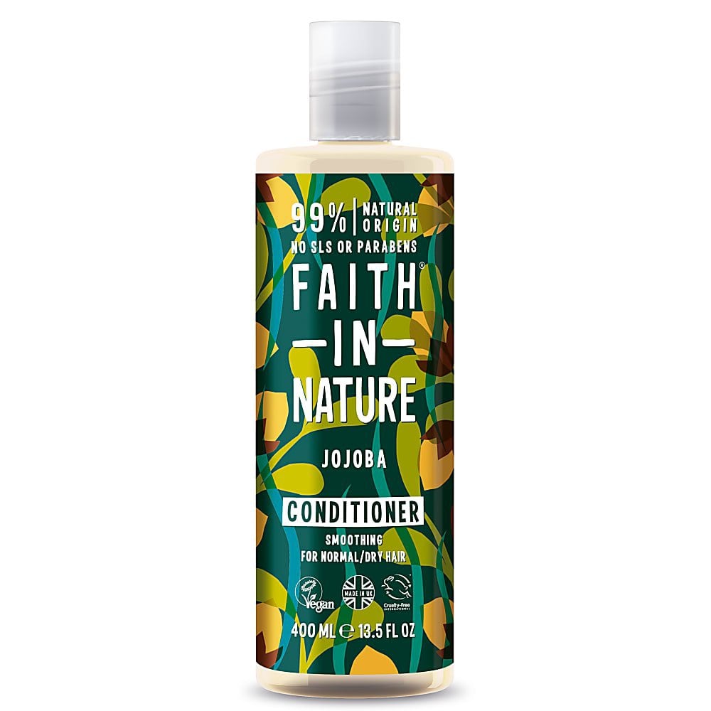 bottle of Faith In Nature Jojoba Conditioner