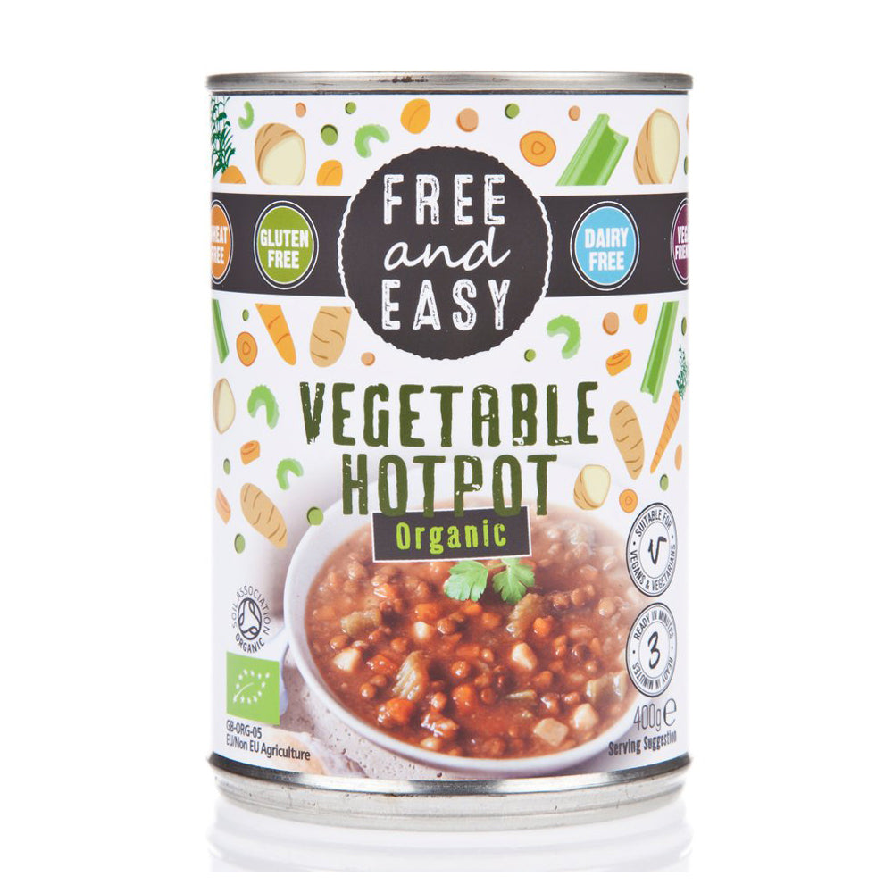can of Free & Easy Organic Vegetable Hot Pot