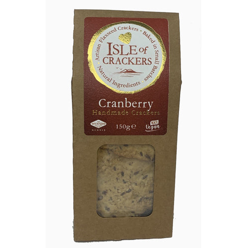 Isle of Crackers Cranberry Flaxseed Crackers