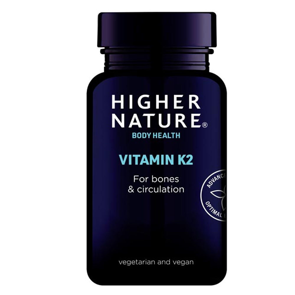 bottle of Higher Nature Vitamin K2