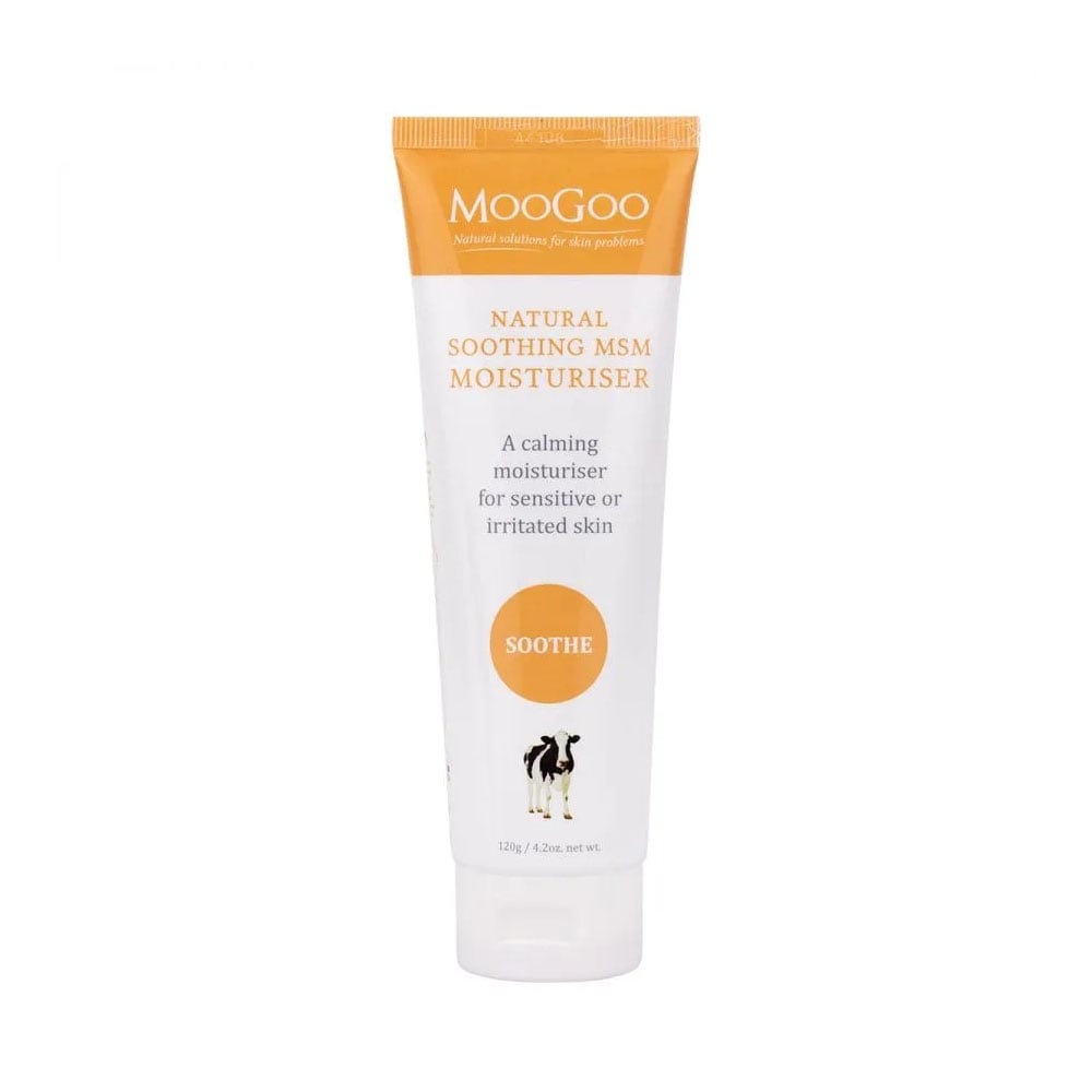 tube of MooGoo Soothing MSM Moisturiser