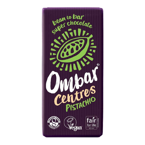 Ombar Centres Pistachio Chocolate Bar