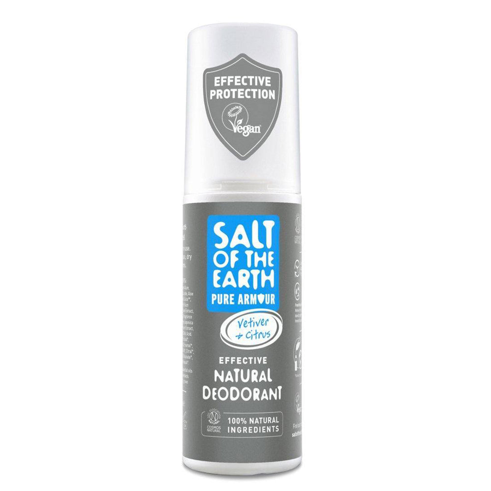 Salt Of the Earth Vetiver &amp; Citrus Natural Deodorant Spray