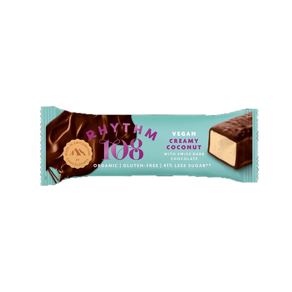 Rhythm 108 Swiss Vegan Creamy Coconut Bar