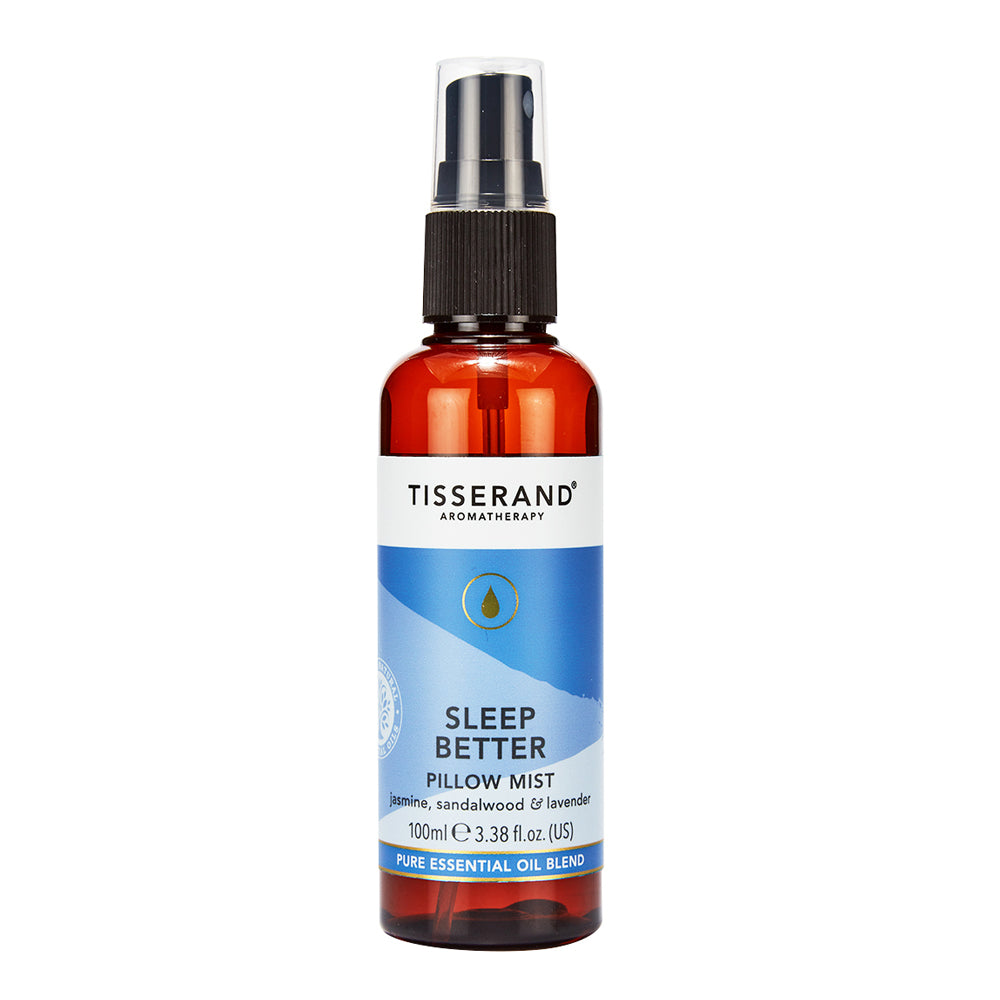 bottle of Tisserand Sleep Better Pillow Mist