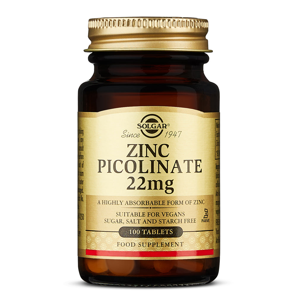 Solgar Zinc Picolinate 22mg