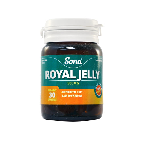 bottle of Sona Royal Jelly