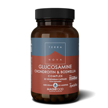 bottle of Terranova Glucosamine, Chondroitin & Boswellia Complex