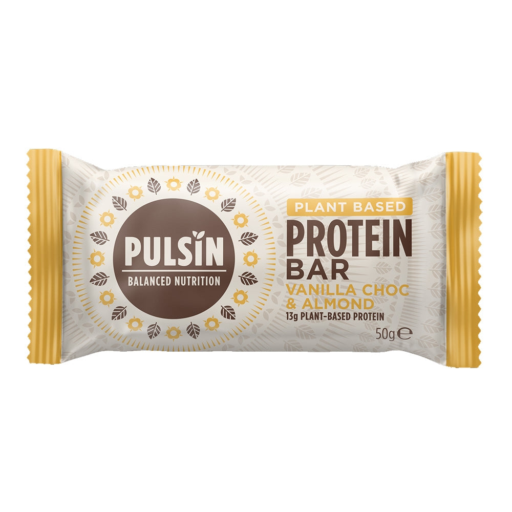 Pulsin Vanilla Choc & Almond Protein Bar