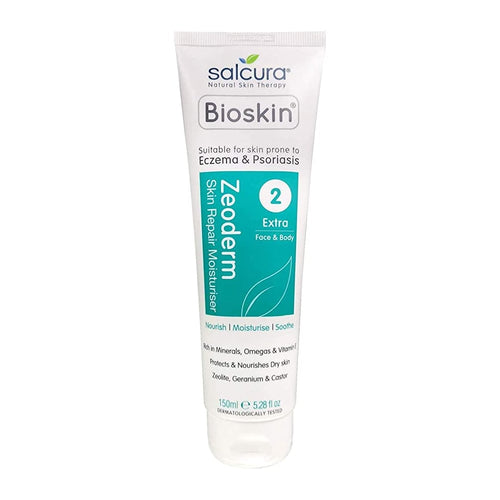 tube of Salcura Bioskin Zeoderm Skin Repair Moisturiser