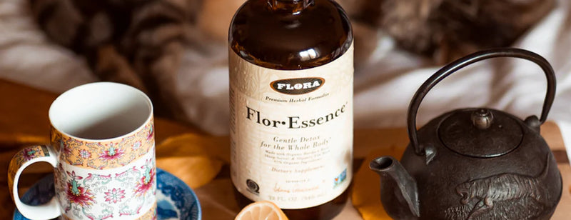 flor essencfe detox supplement with herbal tea