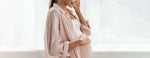 Pregnang woman holding bump