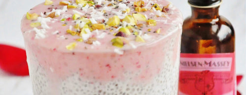 Rosewater Strawberry Smoothie Bowl
