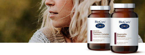 woman with Biocare Quercetin Complex