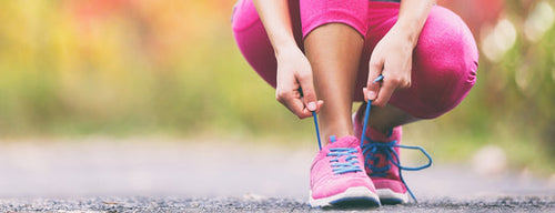 woman getting ready to run her first 5k