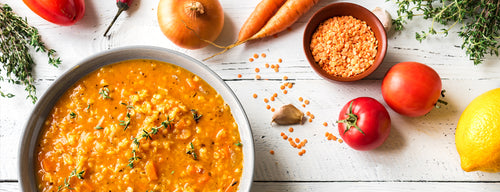 easy vegan recipes for newbies like this spicy vegetable lentil soup