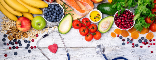 a range of heart healthy foods which can help lower cholesterol naturally